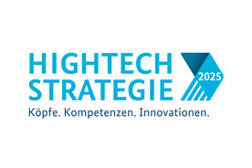 Bild zeigt das Logo der Hightech-Strategie der Bundesregierung