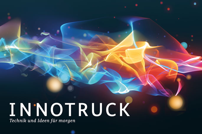 Logo der Initiative InnoTruck: Technik und Ideen für morgen