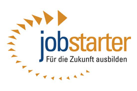 Logo der Initiative enthält folgenden Text: Jobstarter - Für die Zukunft ausbilden